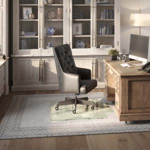Tabbed Glass Chair Mats